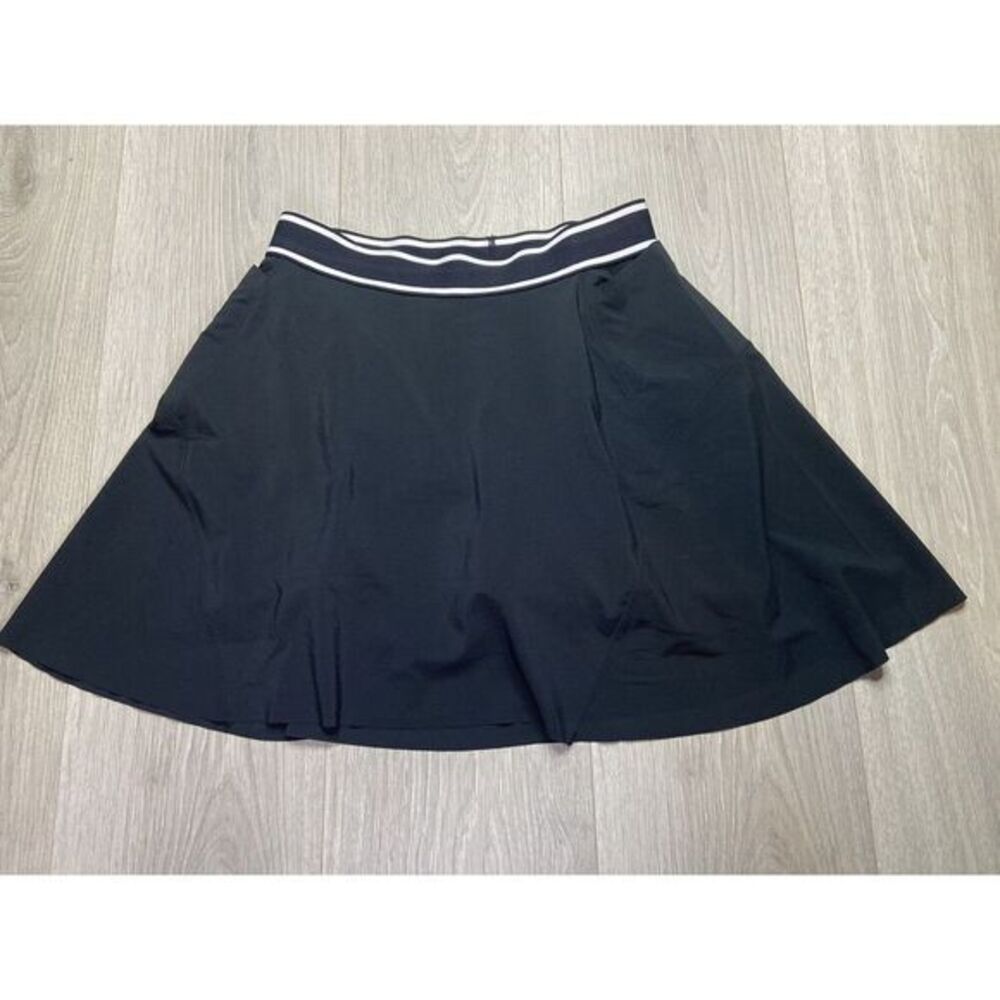 Peter Millar Skirt Women Black XS Carner 15" Skort Golf Pickelball Wick Gripper‎